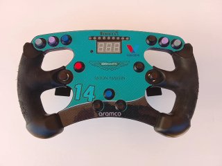 Stickers Magnéticos Fanatec Aston Martin F. Alonso