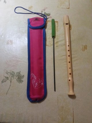 Flauta Hohner con funda y limpiador