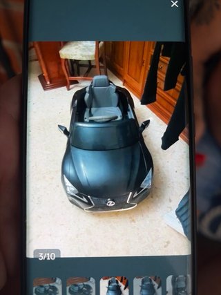 Macchina elettrica per bambini nera