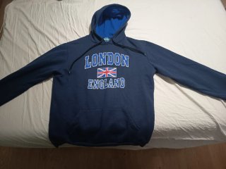 Sudadera London England Azul