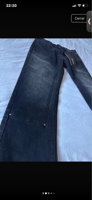 Vaqueros Supply negros hombre