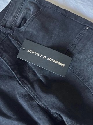Vaqueros Supply negros hombre