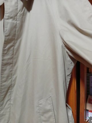Gabardina beige hombre