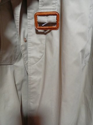 Gabardina beige hombre