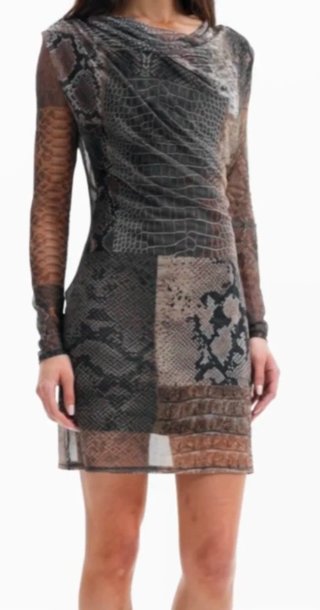 Vestido Desigual Animal Print