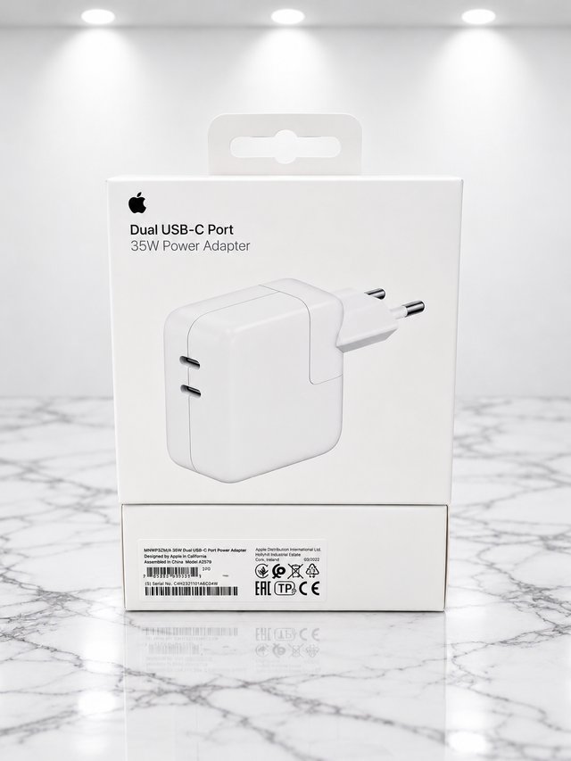 Cargador Apple Dual USB-C 35W Original