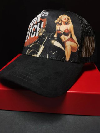 Gorra Von Dutch Negra Talla única adulto
