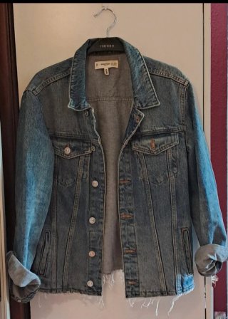 Cazadora Denim Mango