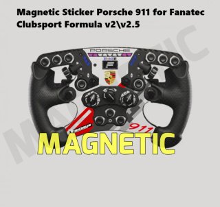 Stickers Magnéticos Fanatec Formula v2 - v2.5