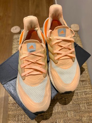 Adidas Ultraboost 21 Mujer T.41 Beige/Naranja