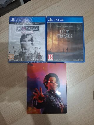 PS4 Life is Strange 1 precintado y 2 + 3 Steelbook