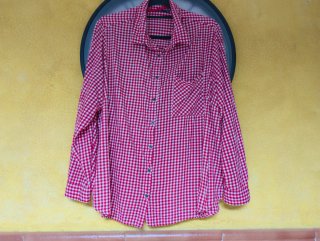 Camisa de Cuadros Vichy Roja y Blanca