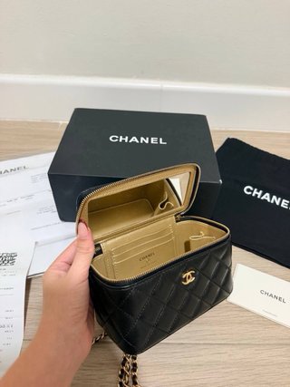 Borsa Chanel Vanity Piccola Nera