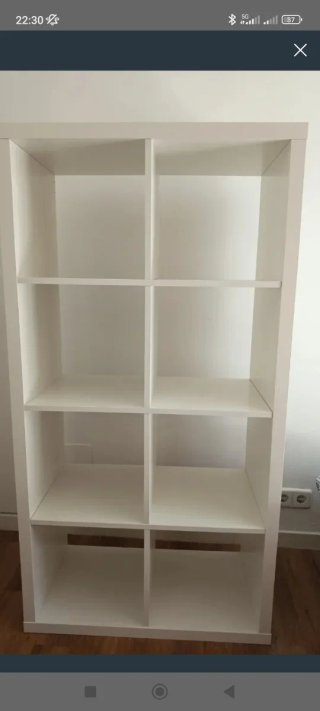 Estantería Kallax Ikea 8 Huecos Blanca