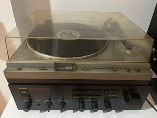 Giradischi vintage Onkyo e Amplificatore Denon