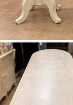 Mesa Consola Shabby Chic Beige