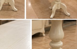 Mesa Consola Shabby Chic Beige
