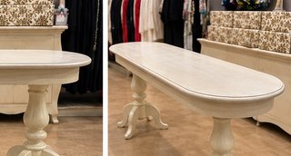 Mesa Consola Shabby Chic Beige