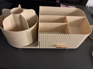 Organizador de Maquillaje Beige