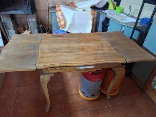 Mesa de comedor extensible madera