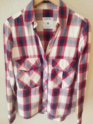 Camisa premium de cuadros de Zara