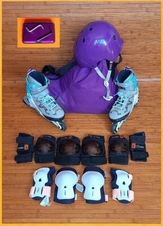 Equipo Patines Extensibles Oxelo Talla 35-38