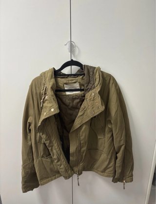 Chaqueta Zara Verde Oliva
