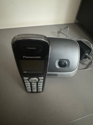 Teléfono Inalámbrico Panasonic Negro/Gris