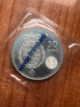 Moneda Plata 30€ España 2014 Proclamación FelipeVI