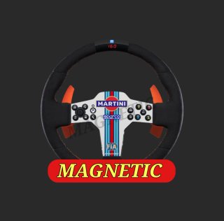 Stickers Magnéticos Fanatec CSL WRC Martini R.