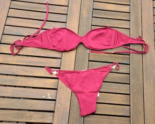 Bikini Calzedonia Burdeos Talla M