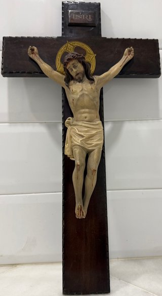 ANTIGUO CRISTO EXPIRACIÓN ARTE CRISTIANO OLOT