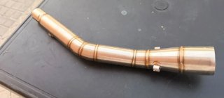 Tubo de enlace para moto