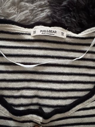 Jersey Pull&Bear ancho a rayas cuello redondo XS