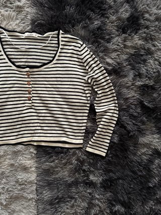 Jersey Pull&Bear ancho a rayas cuello redondo XS