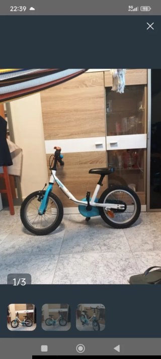 Bicicleta Infantil Btwin 14 pulgadas