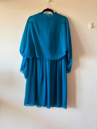 Vestido de fiesta turquesa