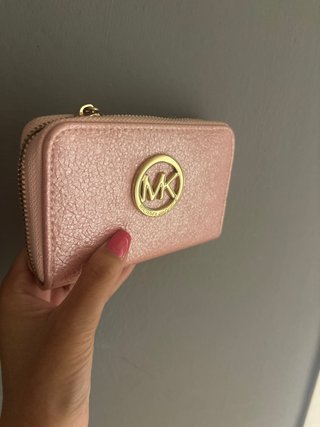 Cartera Michael Kors MK Rosa y Dorada