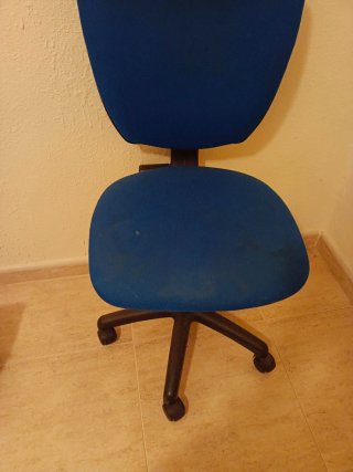 Silla de escritorio azul
