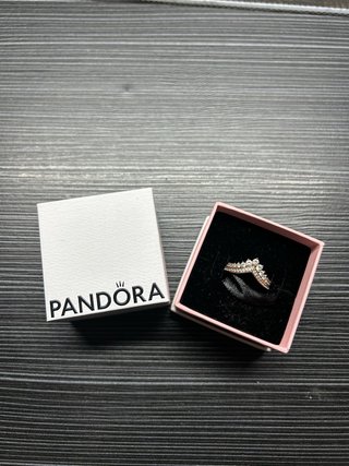 Anillo Pandora Oro Rosa Deseo Clasico Princesa