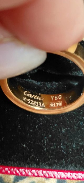 Anillo Cartier Love 750 Auténtico