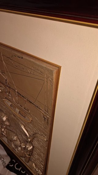 Quadro Argento 925 Altorilievo con Certificato