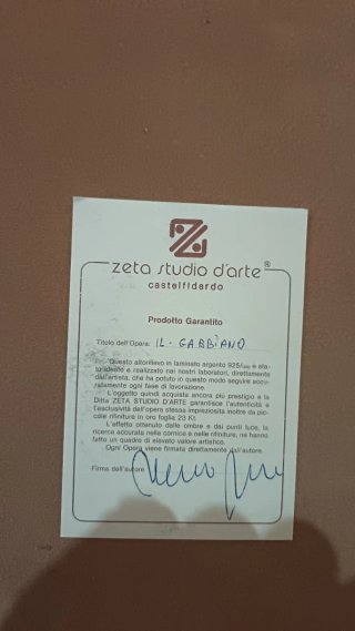 Quadro Argento 925 Altorilievo con Certificato