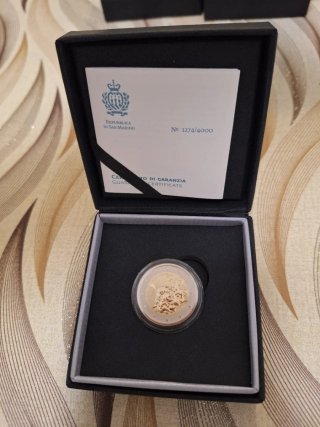 2 Euro San Marino Tiziano Reverse Proof
