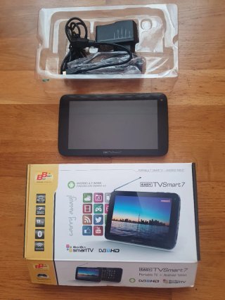 Smart TV Portátil Best Buy 7 pulgadas y tablet