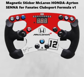Stickers Magnéticos McLaren Honda Ayrton Senna