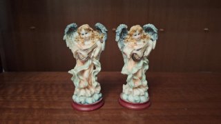 Confezione da 2 Figure di Angeli