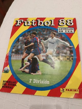 Album cromos Futbol 88 Panini 1ª División