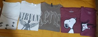 Lote 5 Camisetas Talla L