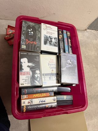 Lote 10 Cintas VHS Películas Varias